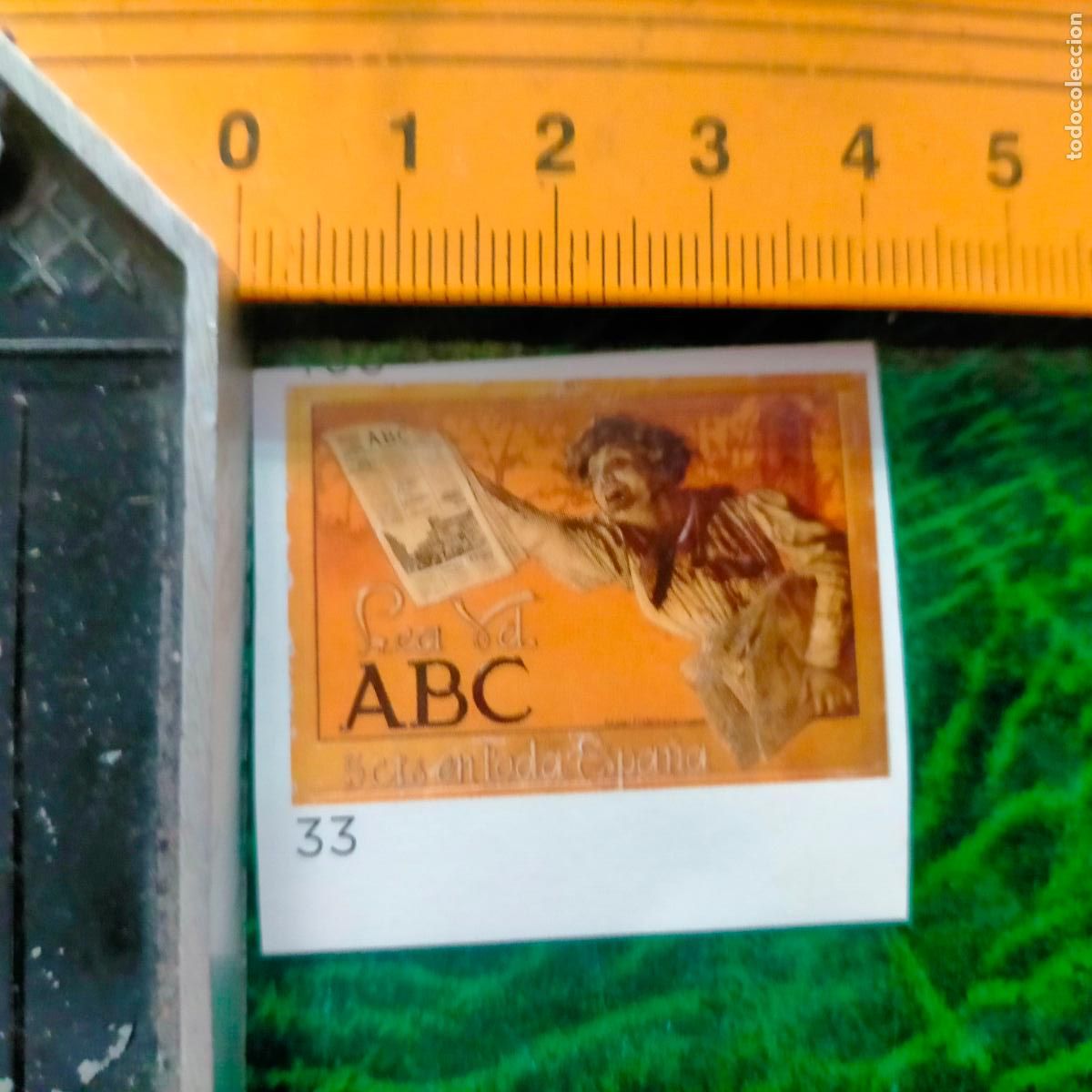 Pegatinas de colecci&oacute;n: pegatina troquelada nunca pegada - abc - Foto 1