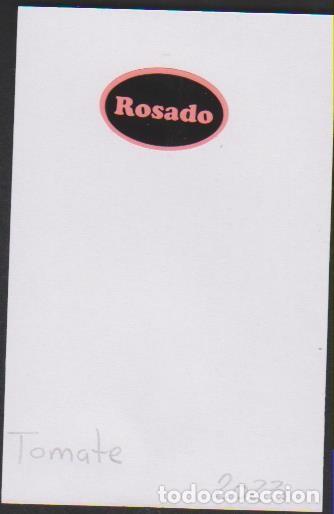 Collection stickers: pegatina fruta TOMATE ROSADO adhesivo adhesiu enganxina fruit etiqueta