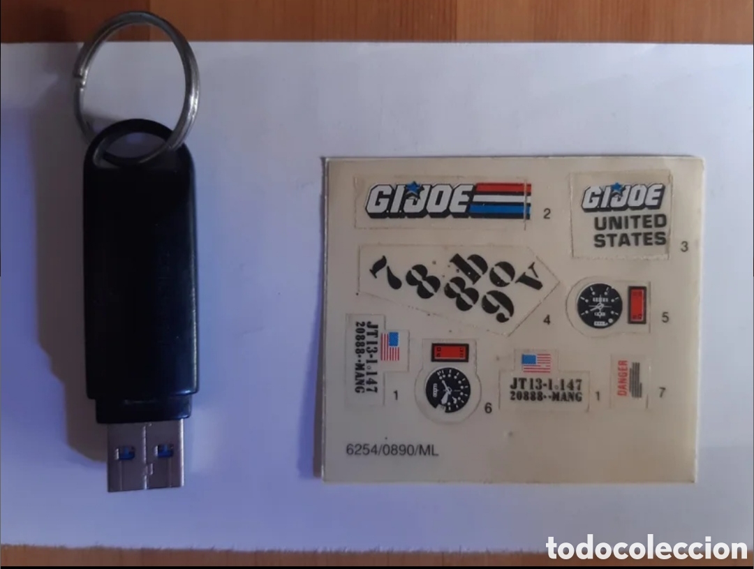 Pegatinas de colecci&oacute;n: GI JOE PEGATINAS VEH&Iacute;CULO ARCTIC BLAST 1989