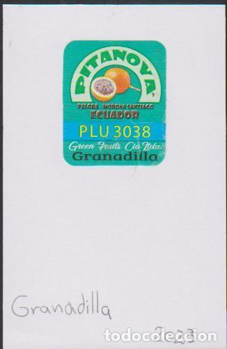 Collection stickers: pegatina fruta GRANADILLA PITANOVA ECUADOR adhesivo adhesiu enganxina fruit etiqueta