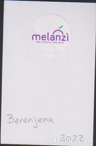 Collection stickers: pegatina fruta BERENJENA MELANZI adhesivo adhesiu enganxina fruit etiqueta