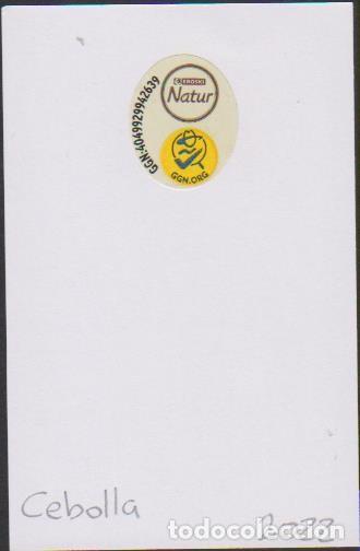 Collection stickers: pegatina fruta CEBOLLA EROSKI NATUR adhesivo adhesiu enganxina fruit etiqueta