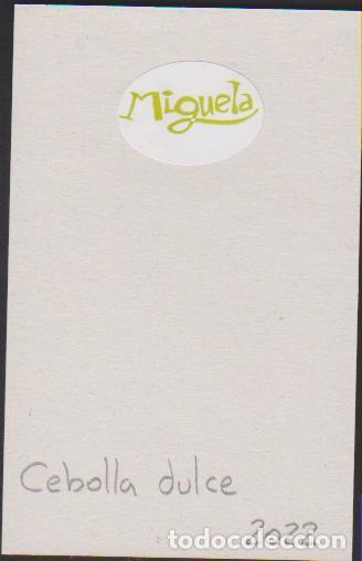 Collection stickers: pegatina fruta CEBOLLA DULCE MIGUELA adhesivo adhesiu enganxina fruit etiqueta