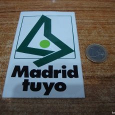 Pegatinas de colección: PEGATINA SIN USAR MADRID TUYO