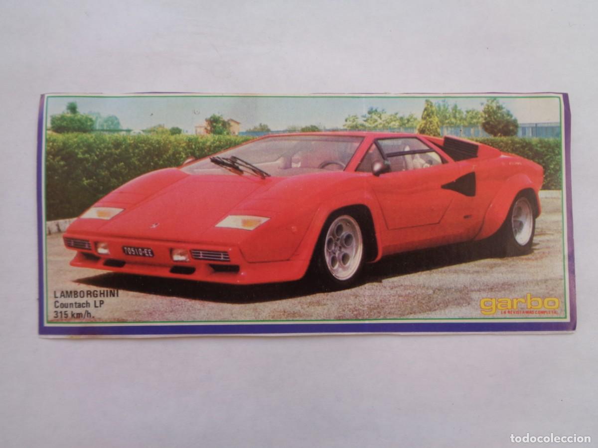 Sammlung von Aufklebern: PEGATINA DE LA REVISTA GARBO - COCHES : LAMBORGHINI COUNTACH LP