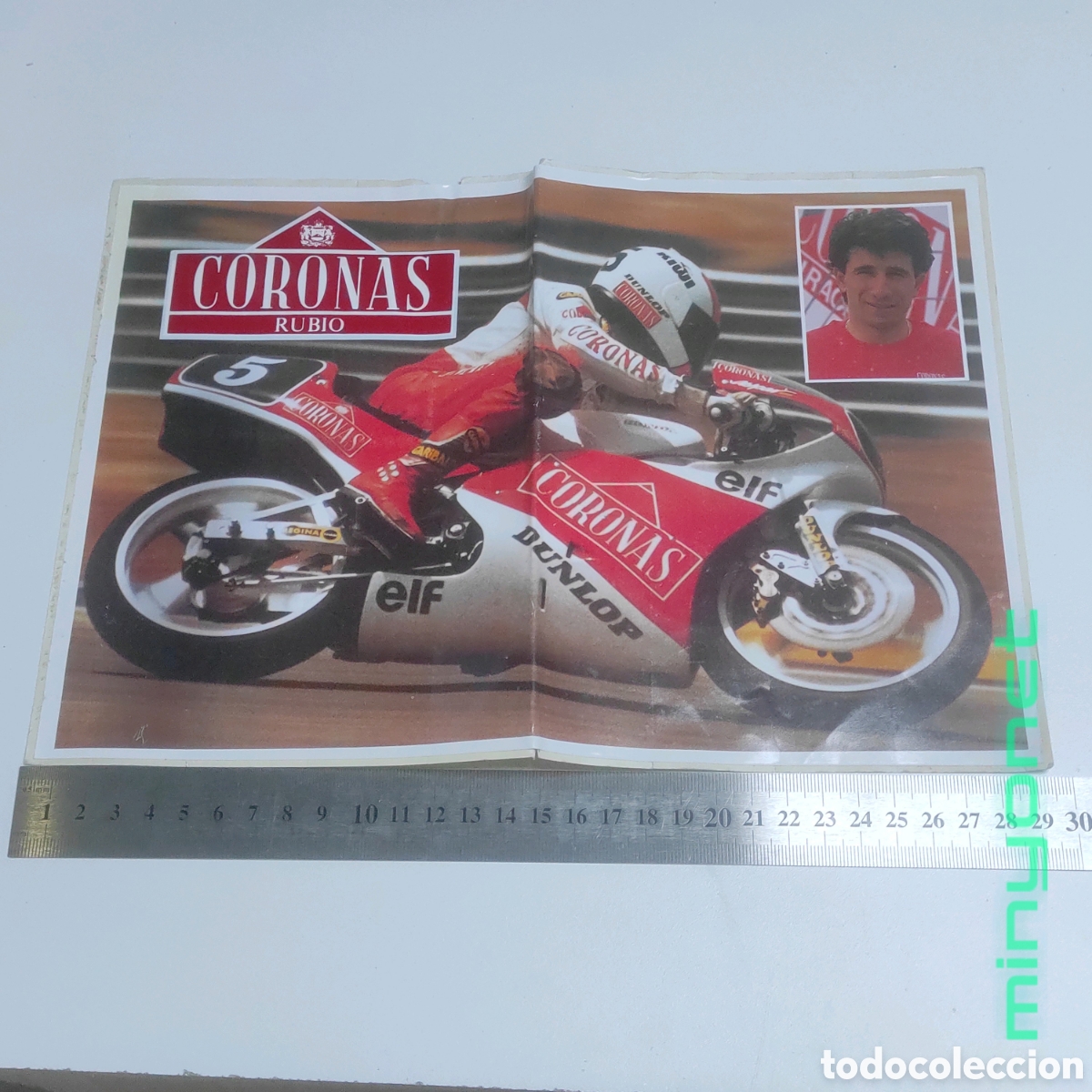 Pegatinas de colecci&oacute;n: Pegatina Coronas Rubios - Jorge Mart&iacute;nez Aspar - motociclismo
