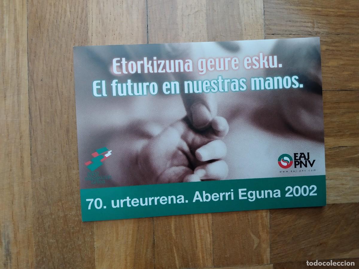 Pegatinas de colecci&oacute;n: PEGATINA POLITICA VASCA ABERRI EGUNA 2002 SIN PEGAR VER FOTOS