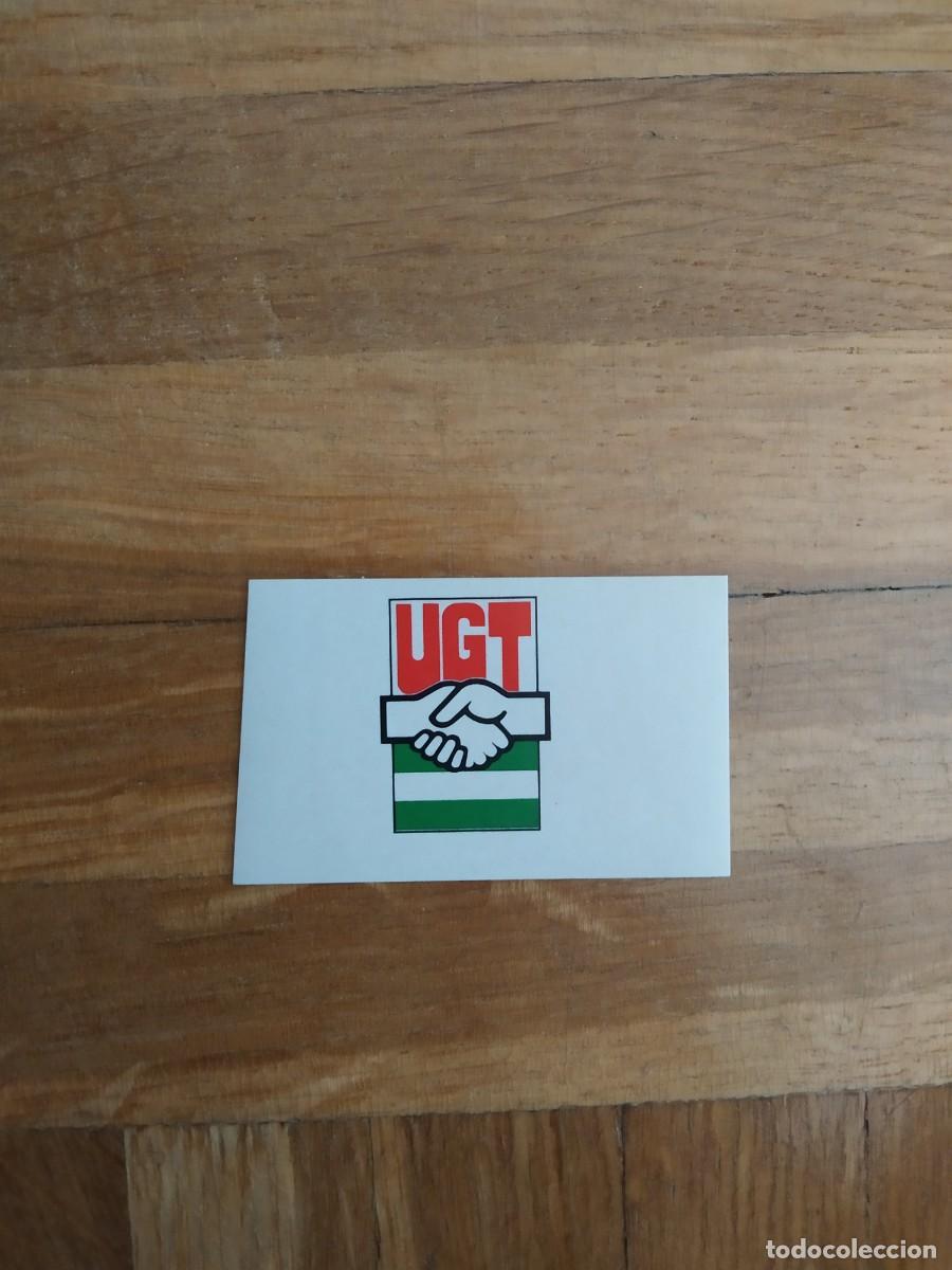 Pegatinas de colecci&oacute;n: PEGATINA POLITICA SINDICAL SINDICATOS UGT ANDALUCIA SIN PEGAR VER FOTOS