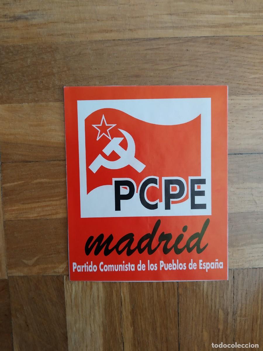 Pegatinas de colecci&oacute;n: PEGATINA POLITICA PCPE PARTIDO COMUNISTA DE LOS PUEBLOS DE ESPA&Ntilde;A. SIN PEGAR VER FOTOS