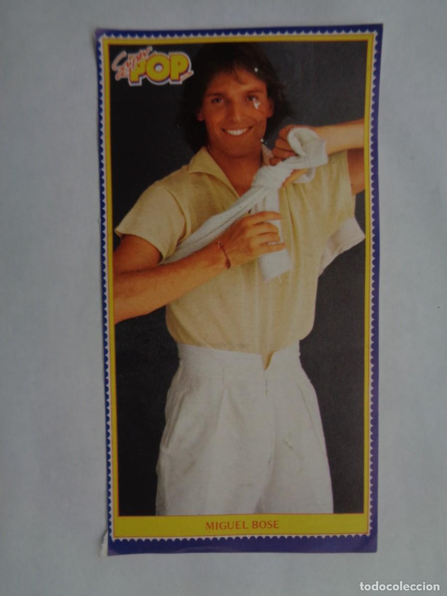 Pegatinas de colecci&oacute;n: PEGATINA DE SUPERPOP : MIGUEL BOS&Eacute; , A&Ntilde;OS 80 ... 8 X 15,5 CM