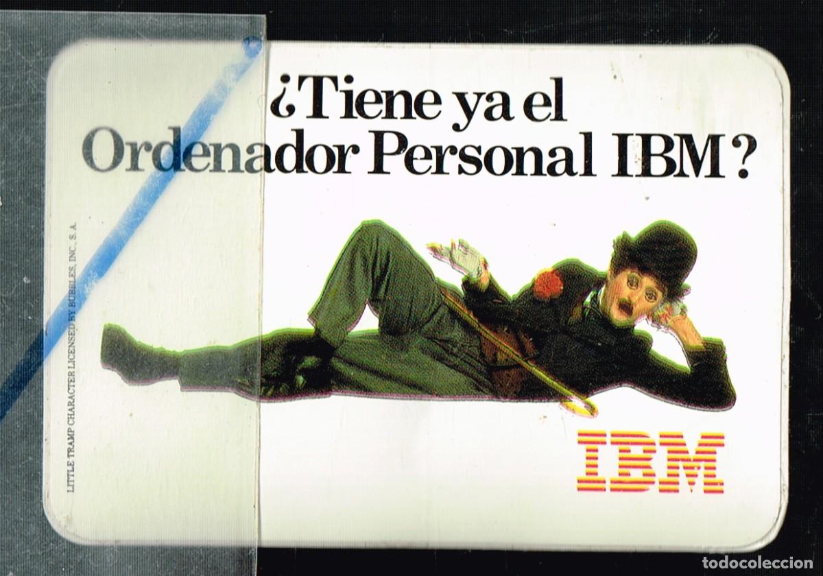 Pegatinas de colecci&oacute;n: PEGATINA &iquest;TIENE YA EL ORDENADOR PERSONAL IBM? CHARLOT CHARLIE CHAPLIN LITLE TRAMP CHARACTER