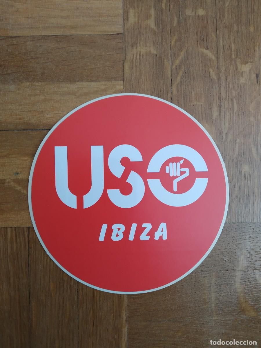 Pegatinas de colecci&oacute;n: PEGATINA POLITICO USO IBIZA. VER FOTOS SIN PEGAR