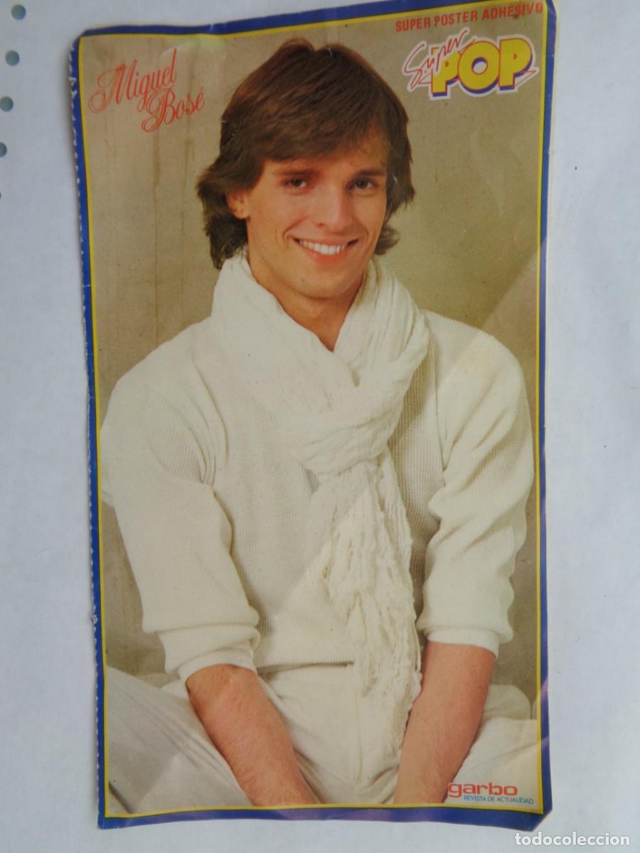 Pegatinas de colecci&oacute;n: PEGATINA DE SUPERPOP : MIGUEL BOS&Eacute; , A&Ntilde;OS 80 ... 13 X 22,5 CM
