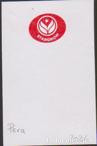 Adesivi di collezione: pegatina fruta PERA STARGROW adhesivo adhesiu enganxina fruit etiqueta