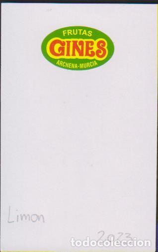 Adesivi di collezione: pegatina fruta LIM&Oacute;N GINES ARCHENA MURCIA adhesivo adhesiu enganxina fruit etiqueta