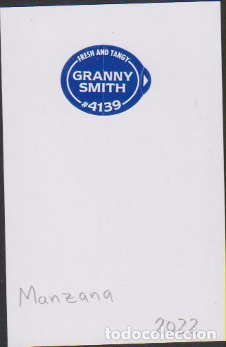 Sammlung von Aufklebern: pegatina fruta NANZANA GRANNY SMITH adhesivo adhesiu enganxina fruit etiqueta