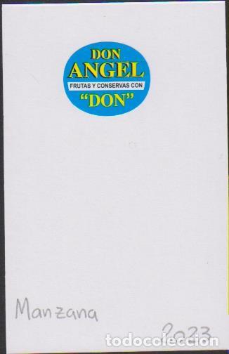 Sammlung von Aufklebern: pegatina fruta MANZANA DON ANGEL adhesivo adhesiu enganxina fruit etiqueta
