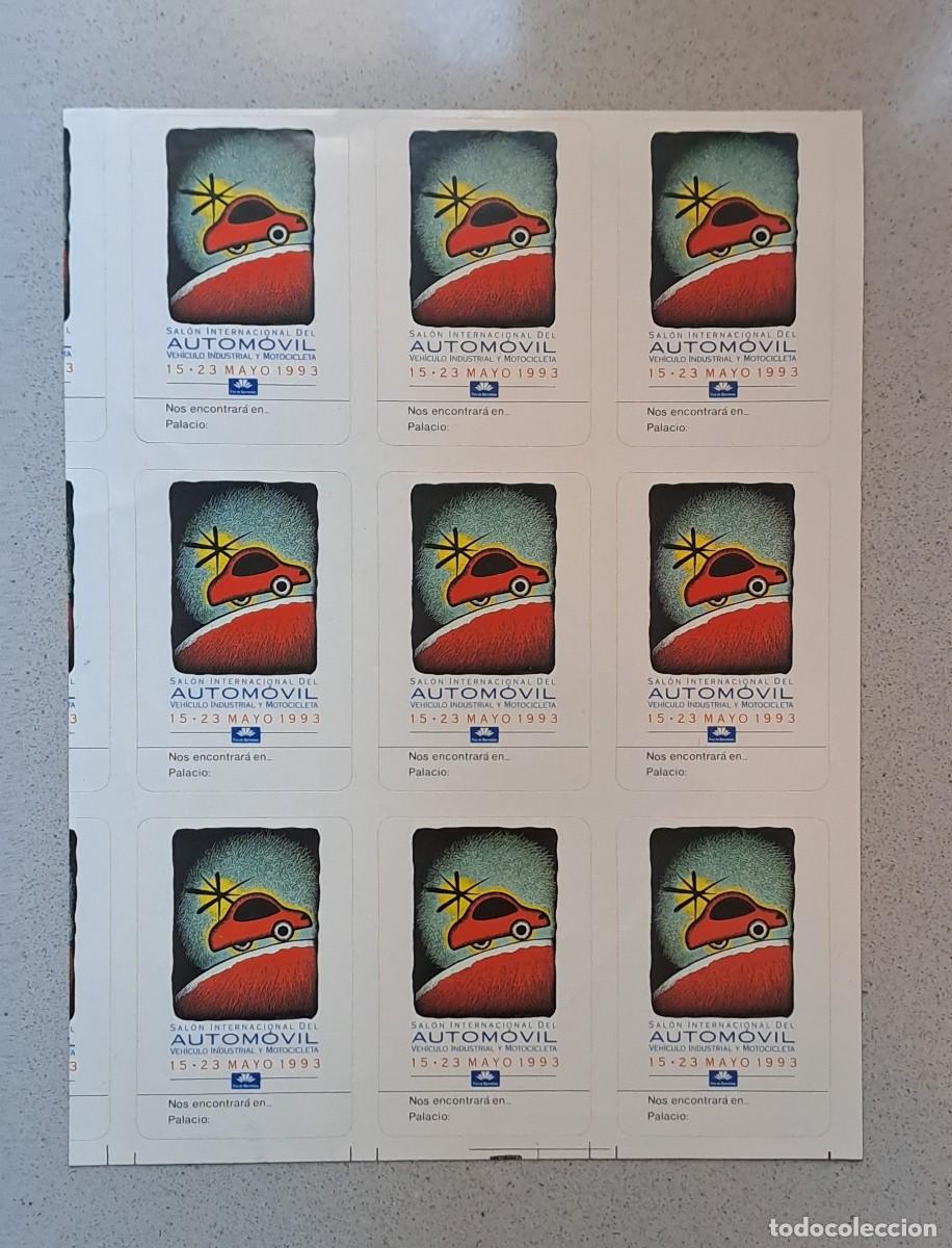 Adesivi di collezione: Hoja pegatinas Salon Internacional del Automovil 15-23 mayo 1993