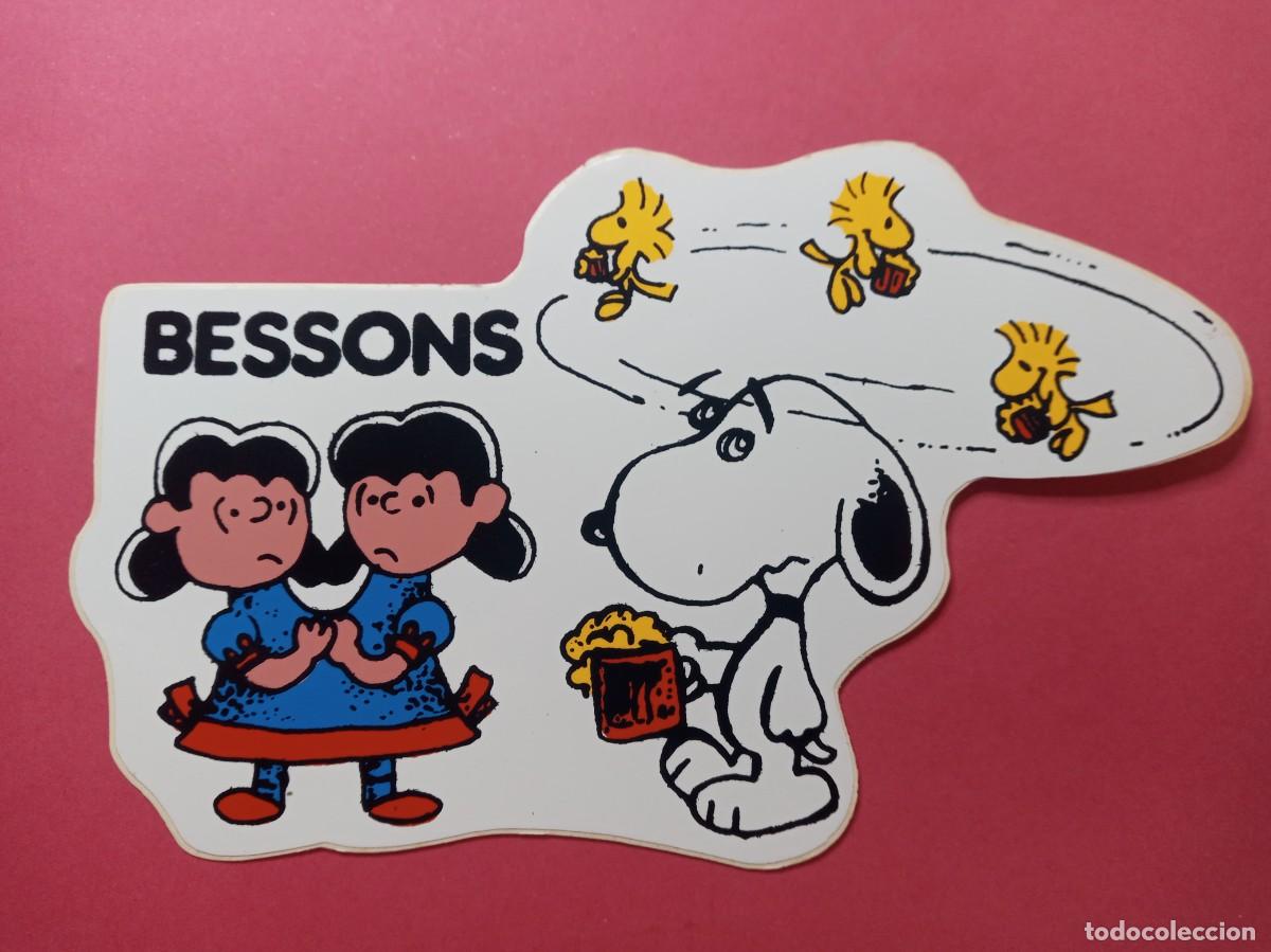 Pegatinas de colecci&oacute;n: Adhesivo pegatina (NUEVO) de Snoopy,hor&oacute;scopo g&eacute;minis (catal&aacute;n) (14x8,5 cm)