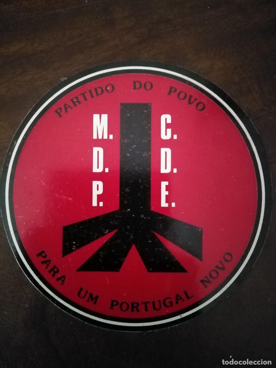 Pegatinas de colecci&oacute;n: Pegatina pol&iacute;tica a&ntilde;os 70 Portugal. MDP Y CDE, Partido do Povo.
