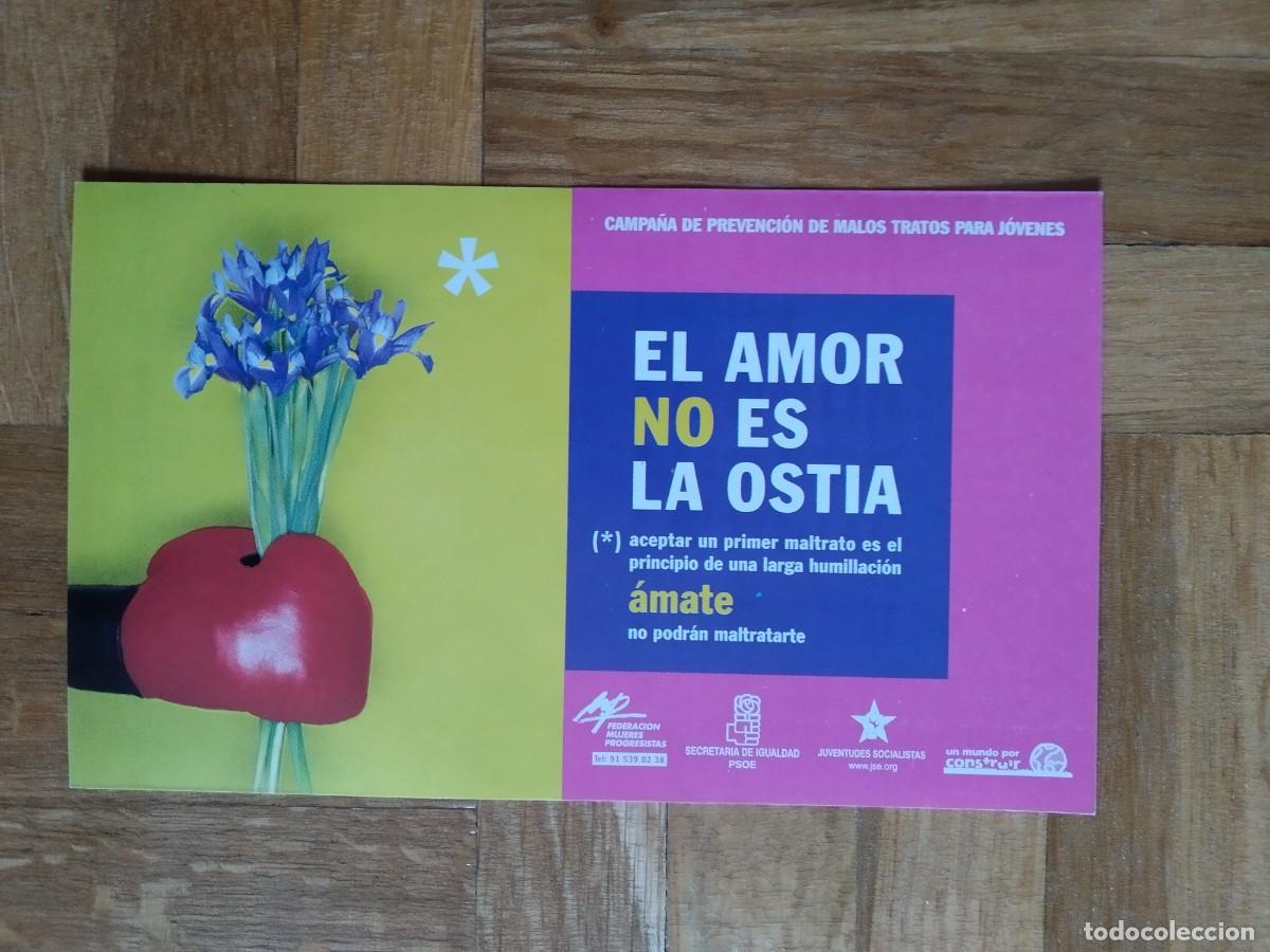 Pegatinas de colecci&oacute;n: PEGATINA POLITICA REIVINDICATIVA JUVENTUDES SOCIALISTAS. CAMPA&Ntilde;A PREVENCION MALOS TRATOS. SIN PEGAR.