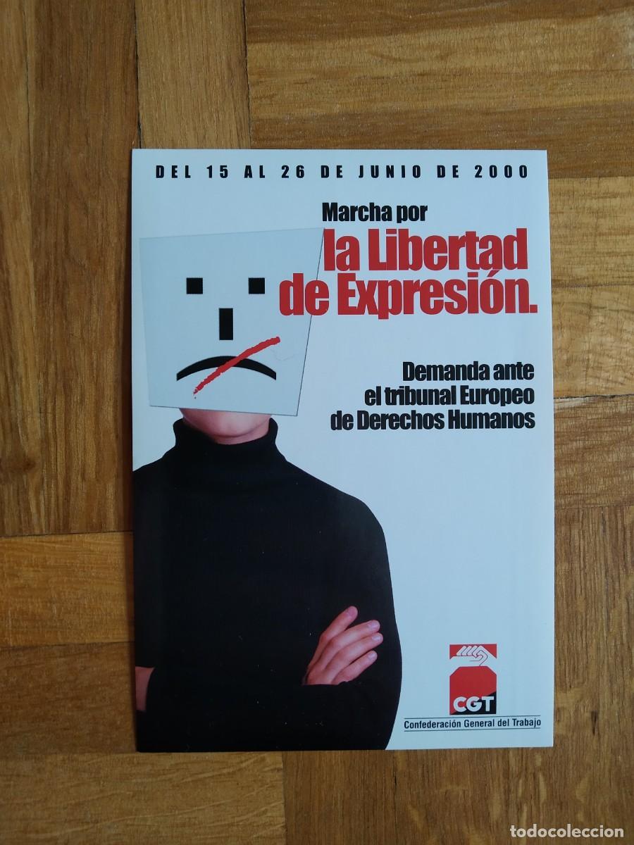 Pegatinas de colecci&oacute;n: PEGATINA POLITICA SINDICAL CGT MARCHA POR LA LIBERTAD DE EXPRESION SIN PEGAR VER FOTOS
