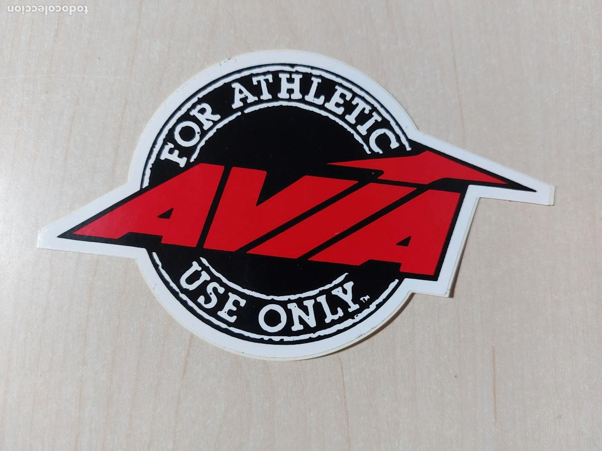 Adesivi di collezione: PEGATINA AVIA FOR ATHLETIC USE ONLY - 12 CM