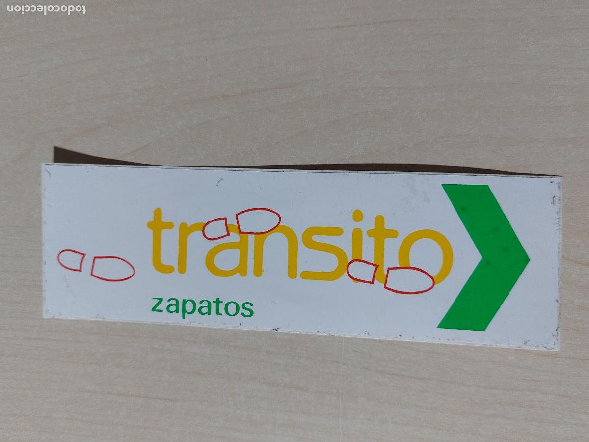 Adesivi di collezione: PEGATINA ZAPATOS TRANSITO - 13 CM