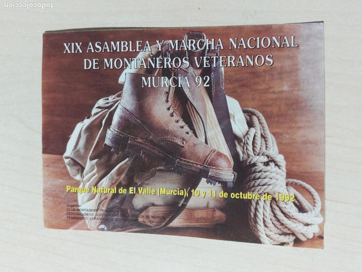 Collection stickers: PEGATINA ASAMBLEA MONTA&Ntilde;EROS MURCIA - 11 CM