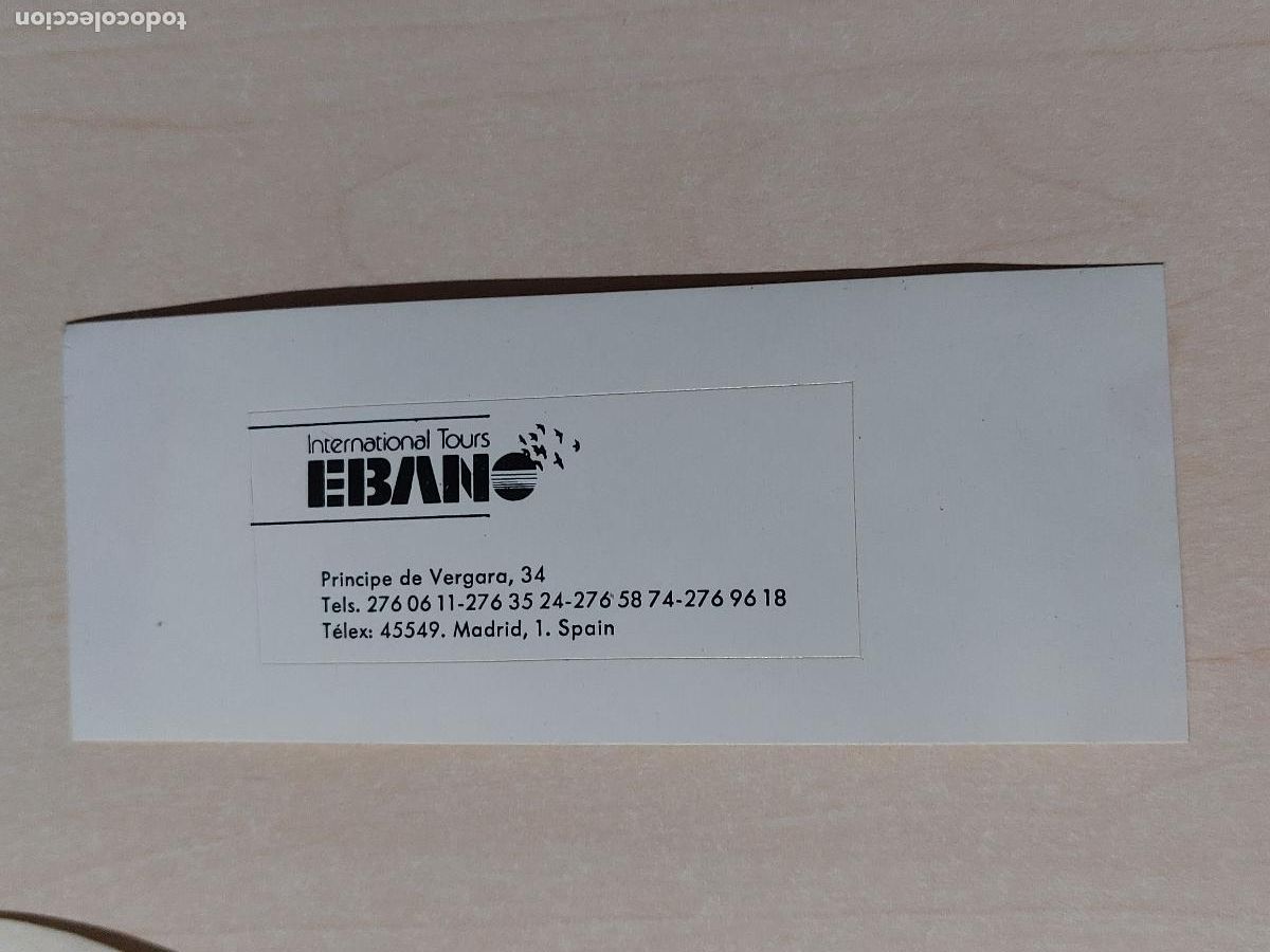 Collection stickers: PEGATINA EBANO TOURS - 11 CM
