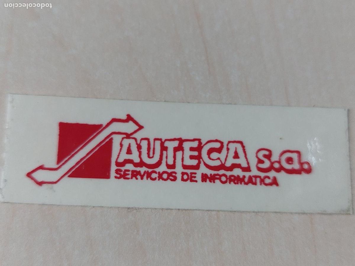 Collection stickers: PEGATINA AUTECA SERVICIOS INFORMATICA - 7 CM