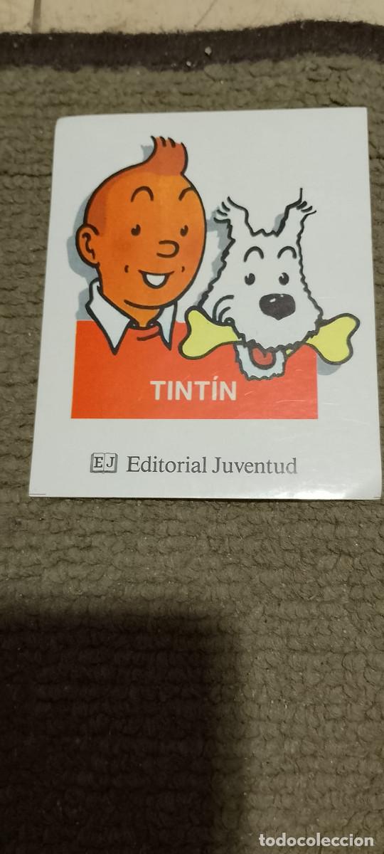Pegatinas de colecci&oacute;n: TINTIN PEGATINA EDITORIAL JUVENTUD estado perfecto