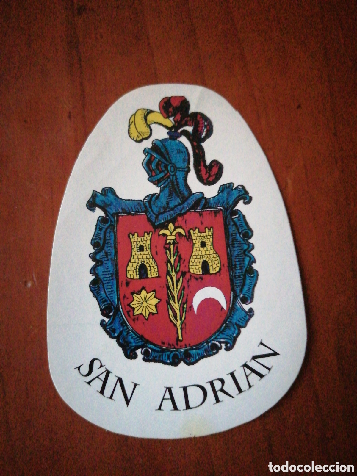 Pegatinas de colecci&oacute;n: PEGATINA SAN ADRIAN - Foto 1