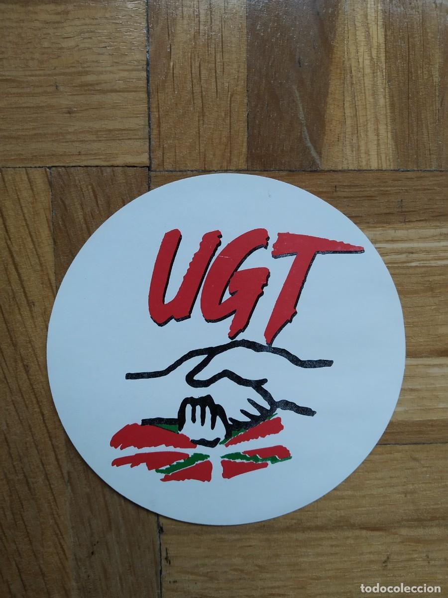 Pegatinas de colecci&oacute;n: PEGATINA POLITICA VASCA SINDICAL UGT EUSKADI. SIN PEGAR VER FOTOS