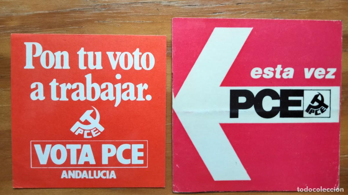 Pegatinas de colecci&oacute;n: PEGATINAS PARTIDO COMUNISTA PCE &ndash; A&Ntilde;OS 79 Y 80`S