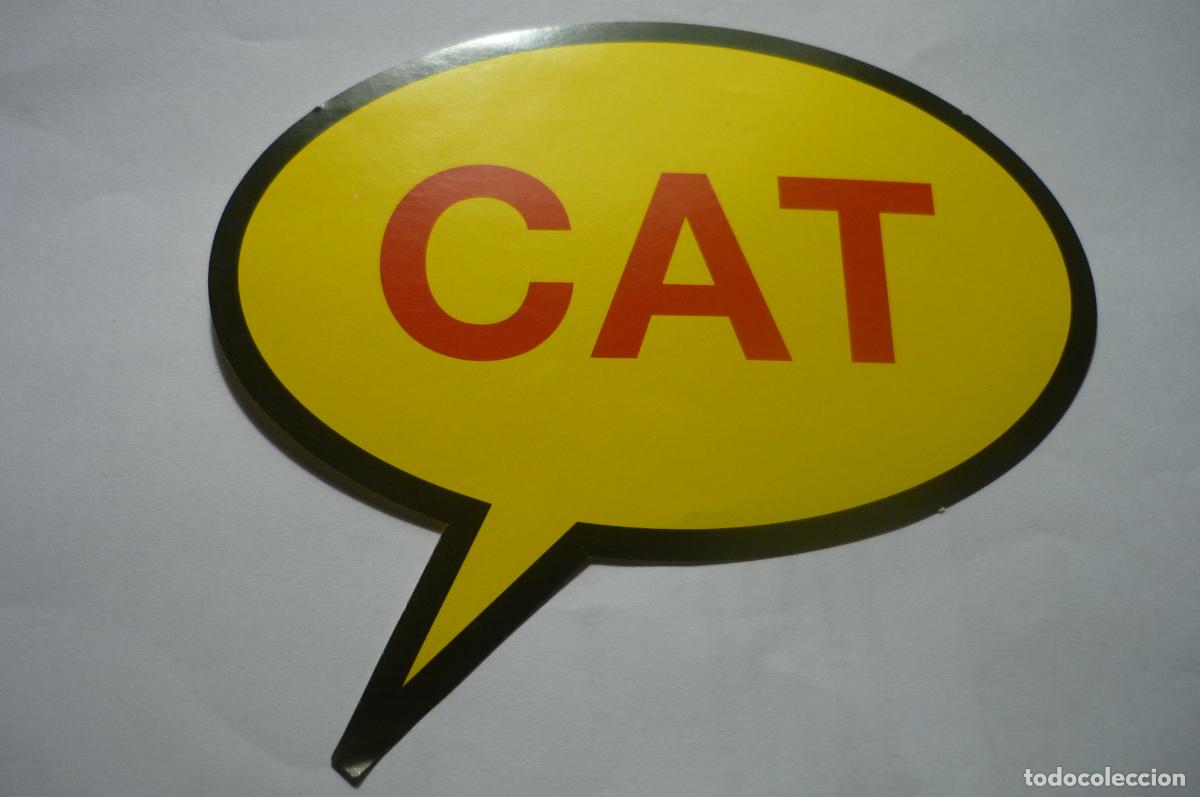 PEGATINA CAT GRANDE -