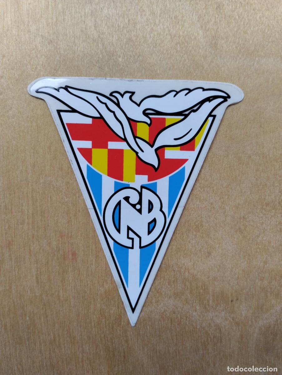 Autocollants de collection: Pegatina antigua de Club Nataci&oacute; Barcelona. CNB. Nataci&oacute;n