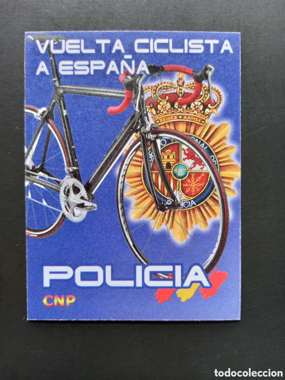 Pegatinas de colecci&oacute;n: PEGATINA VUELTA CICLISTA A ESPA&Ntilde;A - CUERPO NACIONAL DE POLIC&Iacute;A, CNP