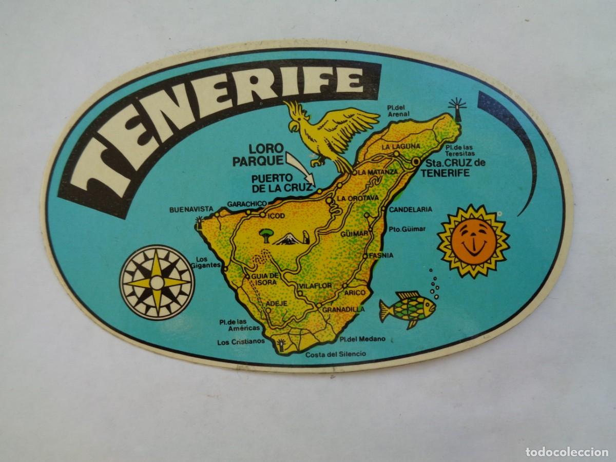 Pegatinas de colecci&oacute;n: PEGATINA TURISTICA : TENERIFE . A&Ntilde;OS 70