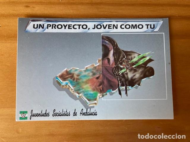Sammlung von Aufklebern: PEGATINA UN PROYECTO, JOVEN COMO TU JUVENTUDES SOCIALISTAS DE ANDALUCIA
