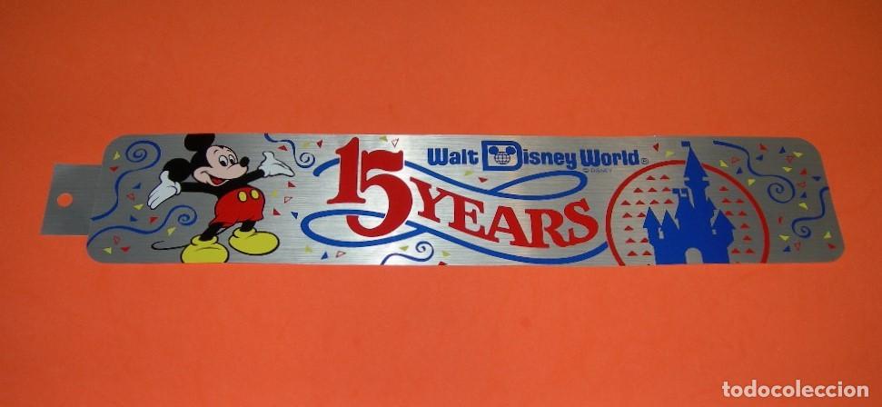 Pegatinas de colecci&oacute;n: RARA PEGATINA 15 ANIVERSARIO WALT DISNEY WORLD - 15 YEARS - MICKEY MOUSE - A&Ntilde;OS 80 -
