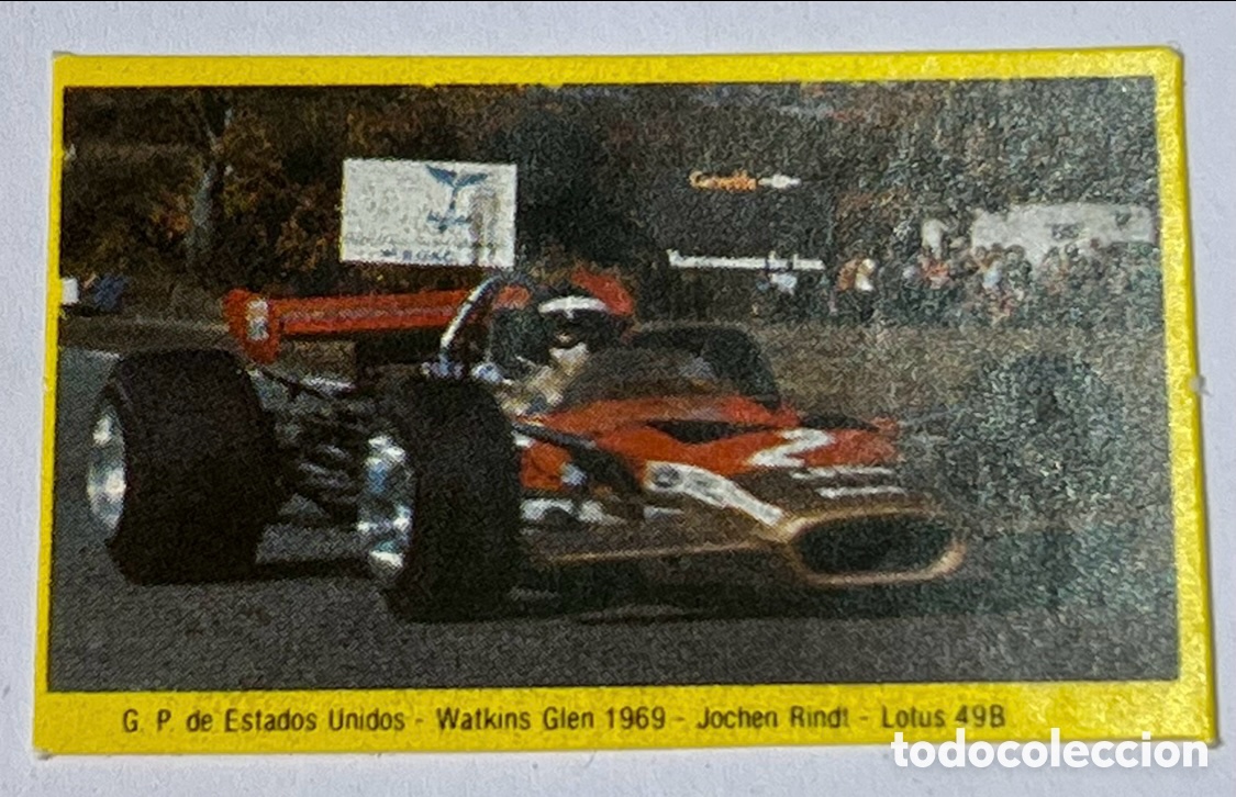 Pegatinas de colecci&oacute;n: Pegatina / Cromo. &ldquo;Gran Prix Ford, n&ordm; 6. DANONE. 1982.
