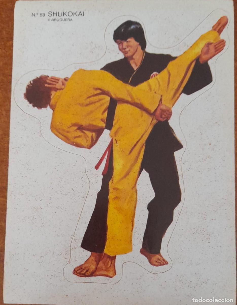 Pegatinas de colecci&oacute;n: PEGATINA TROQUELADA DE BRUGUERA N&ordm; 59, SHUKOKAI, ORIGINAL A&Ntilde;OS 70