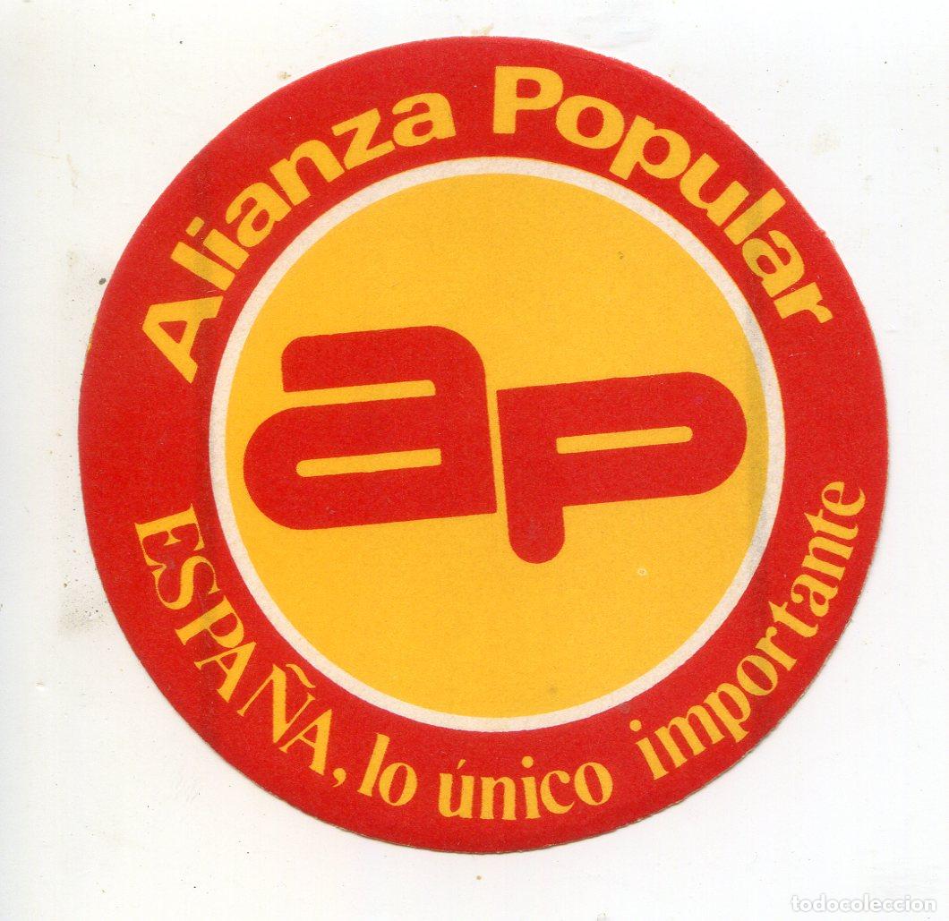 Pegatinas de colecci&oacute;n: Pegatina Alianza Popular, Espa&ntilde;a lo &uacute;nico importante