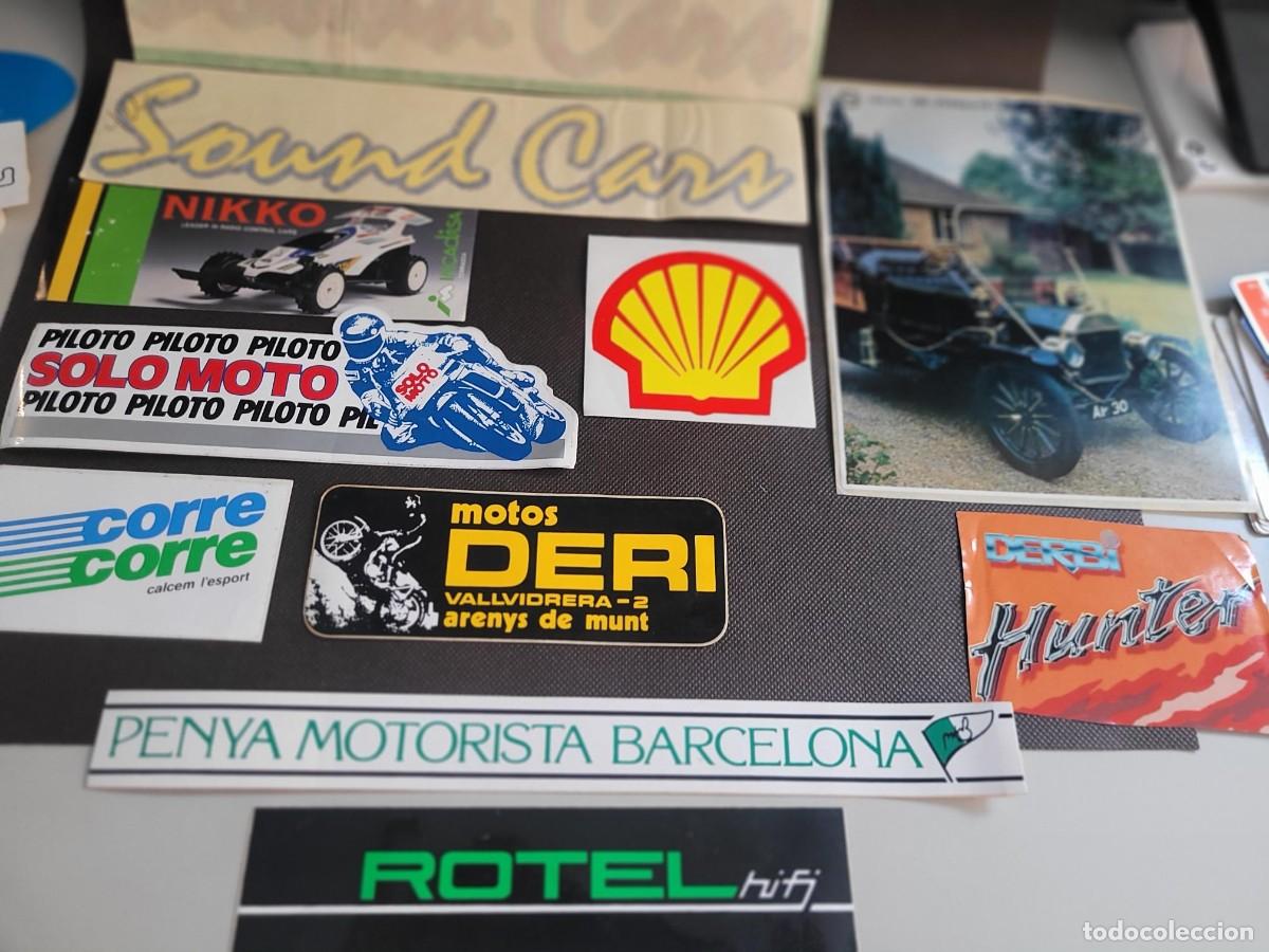 Pegatinas de colecci&oacute;n: Lote de pegatinas tem&aacute;tica MOTOR - Foto 1