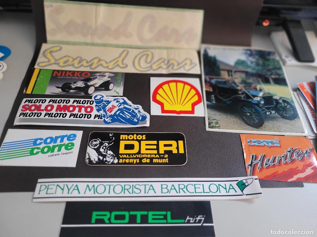 Pegatinas de colecci&oacute;n: Lote de pegatinas tem&aacute;tica MOTOR - Foto 2
