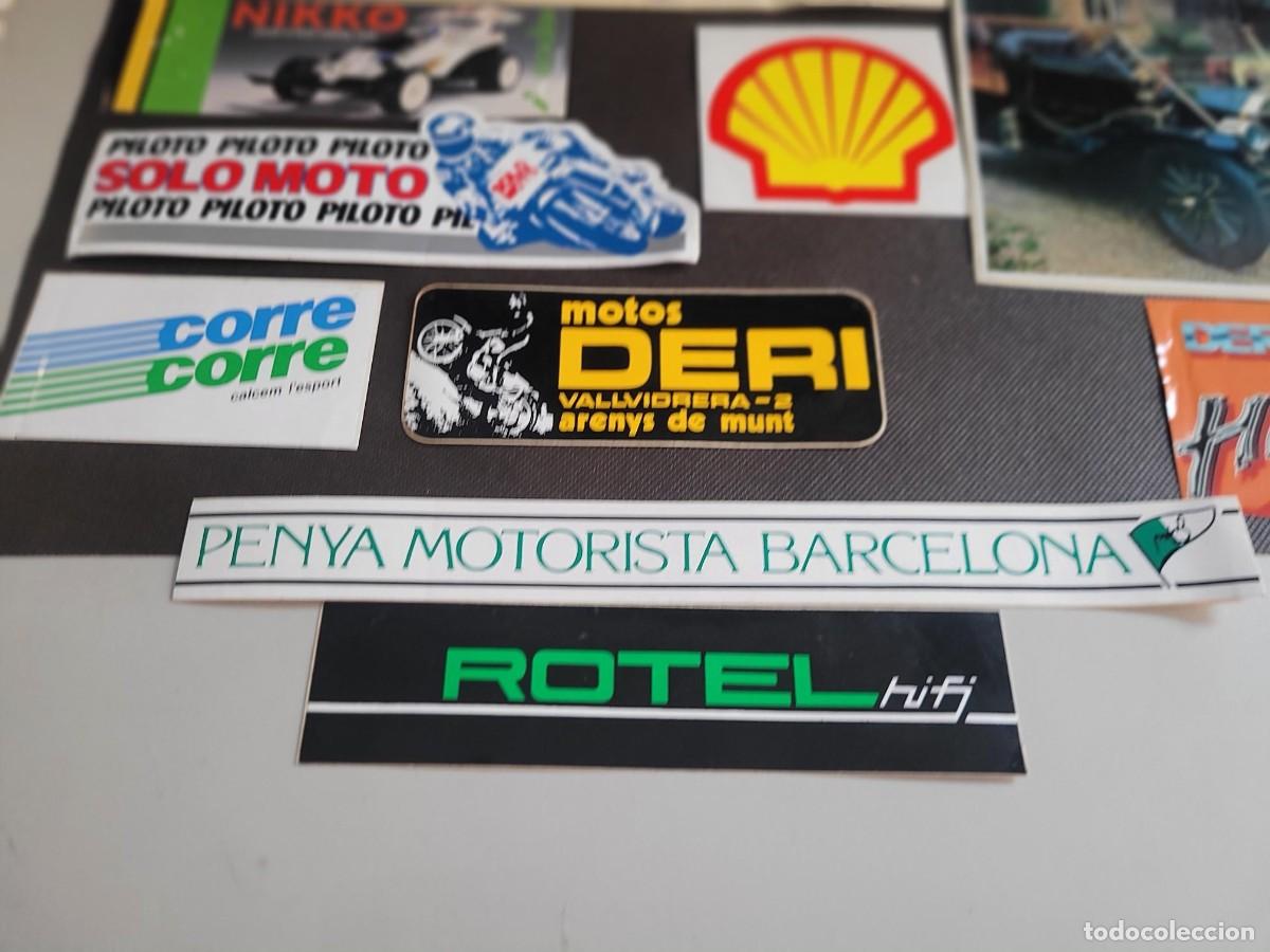 Pegatinas de colecci&oacute;n: Lote de pegatinas tem&aacute;tica MOTOR - Foto 3