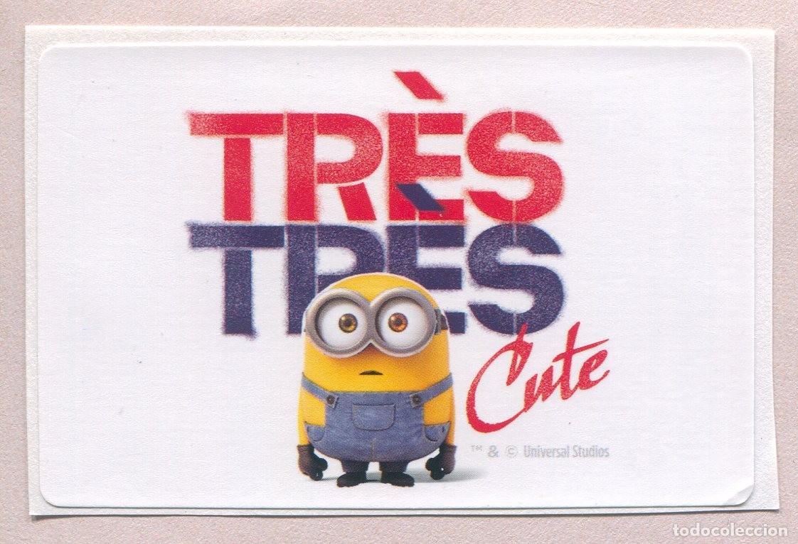 Pegatinas de colecci&oacute;n: Cromo, pegatina de los Minions - Foto 1