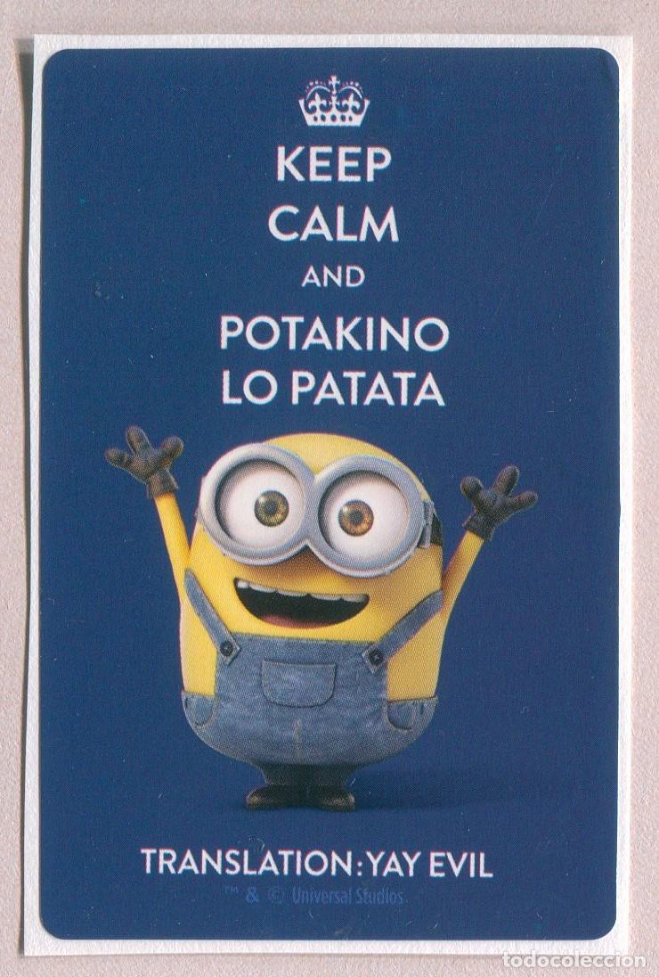 Pegatinas de colecci&oacute;n: Cromo, pegatina de los Minions - Foto 1