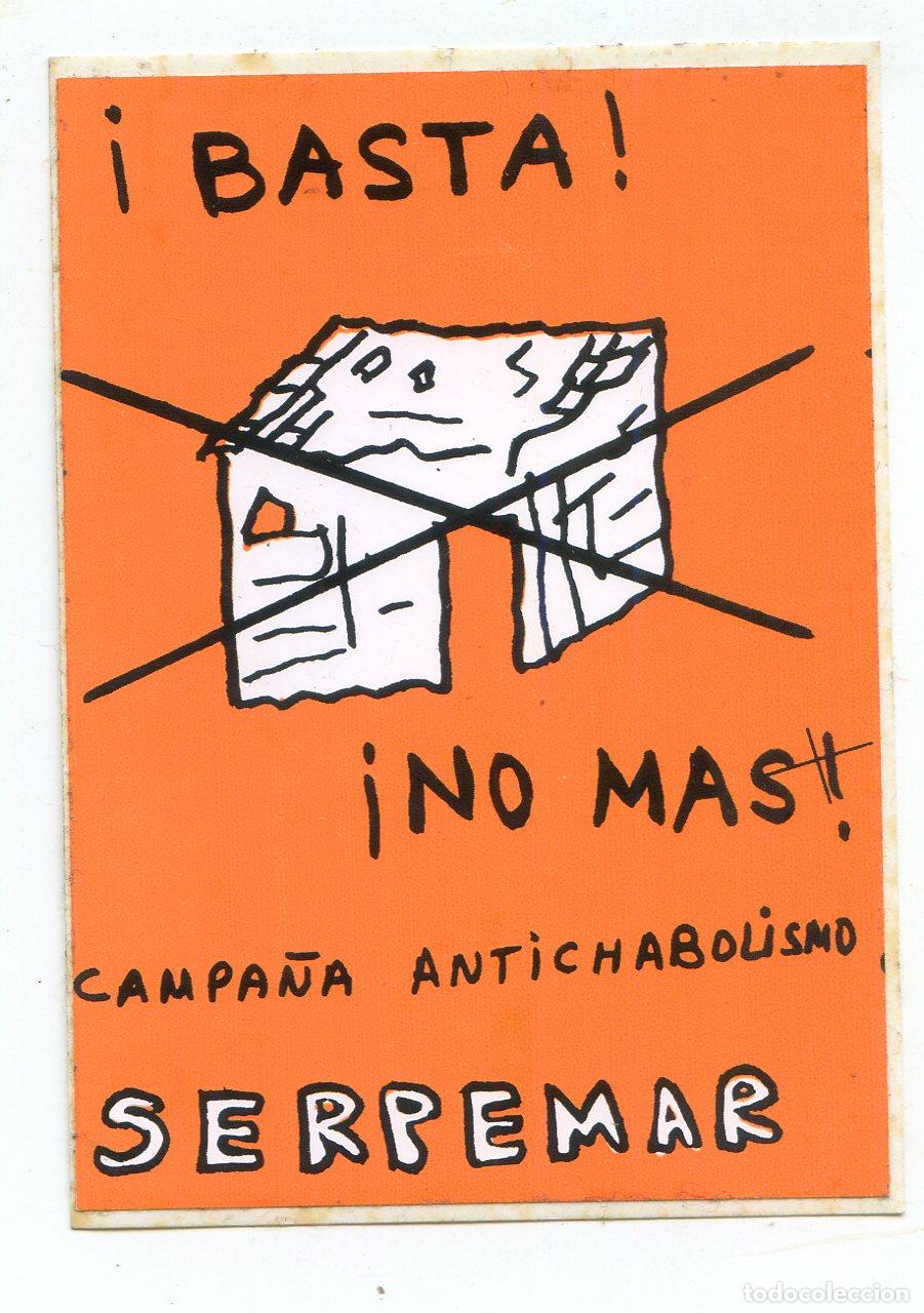 Pegatinas de colecci&oacute;n: Santander, Torrelavega, pegatina Campa&ntilde;a antichabolismo Serpemar, circa 1979